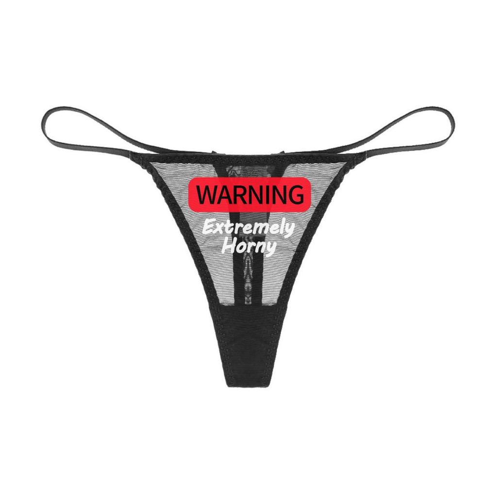 Varsbaby Sheer Mesh Thong: Sexy Low-Waist, Transparent, T-Strap Women's Underwear