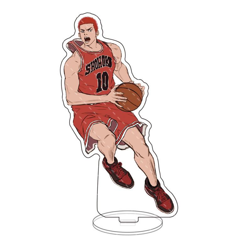 Anime Slam Dunk Acrylic Stand Figure Kaede Rukawa Sakuragi Hanamichi Desktop Standing Plate Decoration Men Model Toy Fans