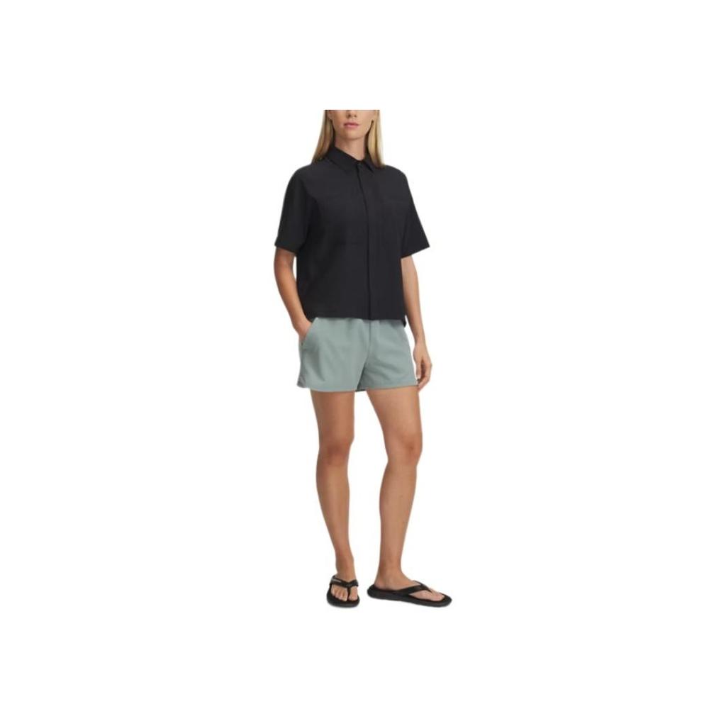 Under Armour Fish Pro Woven Series Comfortable Stylish Fitting Versatile Casual Shorts Women Shorts Light-Green 1383556-348