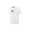 Alphabet Print Crew Neck Sports Tee Men Tops White FV1129-100