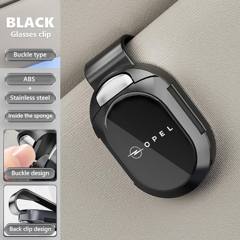 Car Sun Visor Eyeglasses Clip Card Ticket Holder Stand Fastener For Opel Insignia Astra G J F K Vectra C H Corsa C B D Omega