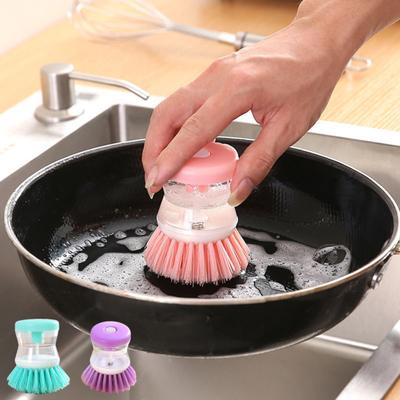 Cleaning Brush Labor-saving Save Time Non-stick Oil Automatic Hydraulic Pot Dish Plate Washing Brush Kitchen Gadget