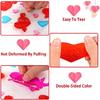 XIMISHOP 6pcs Valentine's Day Gel Window Clings Sticker for Window Decors