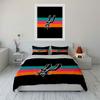 """Juego de Cama con Logo de Black Spurs" Juego de Funda Nórdica para Cama Funda Nórdica Fundas de Almohada""" (1 * Funda de edredón 2 * Fundas de almohada, sin relleno de edredón)
