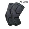 Nylon Knee Compression Sleeve Perfect Snug Elastic Fit Breathable For Running Basketball Gym