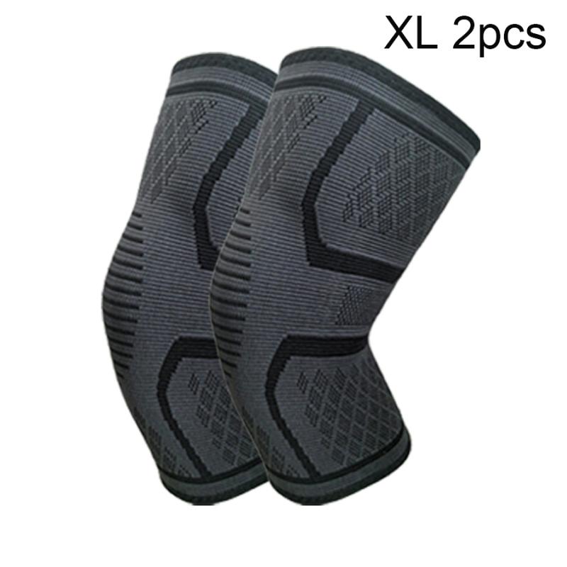 Nylon Knee Compression Sleeve Perfect Snug Elastic Fit Breathable For Running Basketball Gym