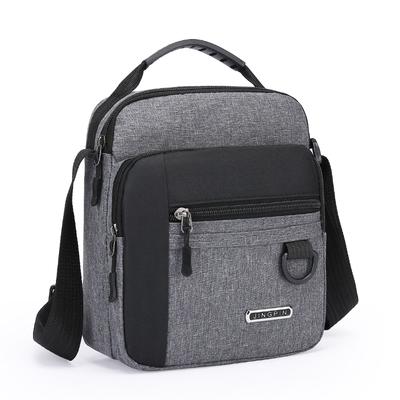 Men Handbag Large Capacity Shoulder Bag Oxford Cloth Waterproof Fashionable Multi Compartment Business Men Bag Outdoor Lightweight Travel Storage Bag