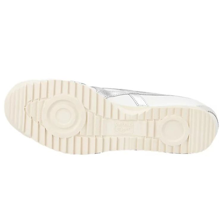 ONITSUKA TIGER Limber 66 Prestige Durable Low-Top Running Shoes Women Sneaker White Silver OT6000-0196