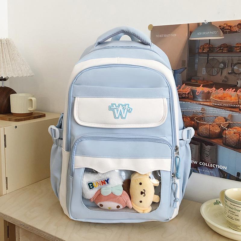 The Schoolbag Is High-value, Cute and Painful, and Junior High School Students Are Lightweight and Versatile with Large Capacity.