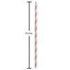 SSORA Paper Straws, Pink and Blue Stripes, Disposable, Pack of 150, Perfect for Events, Birthdays, Weddings, Parties, Celebrations, and Christmas Deco