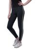 Moomaya High Waist Leggings For Women Side Strips Soft Workout Yoga Pants