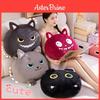 Cartoon Black Cat Plush Pillow With Pp Cotton Filling For Sofa Bed Car Decor