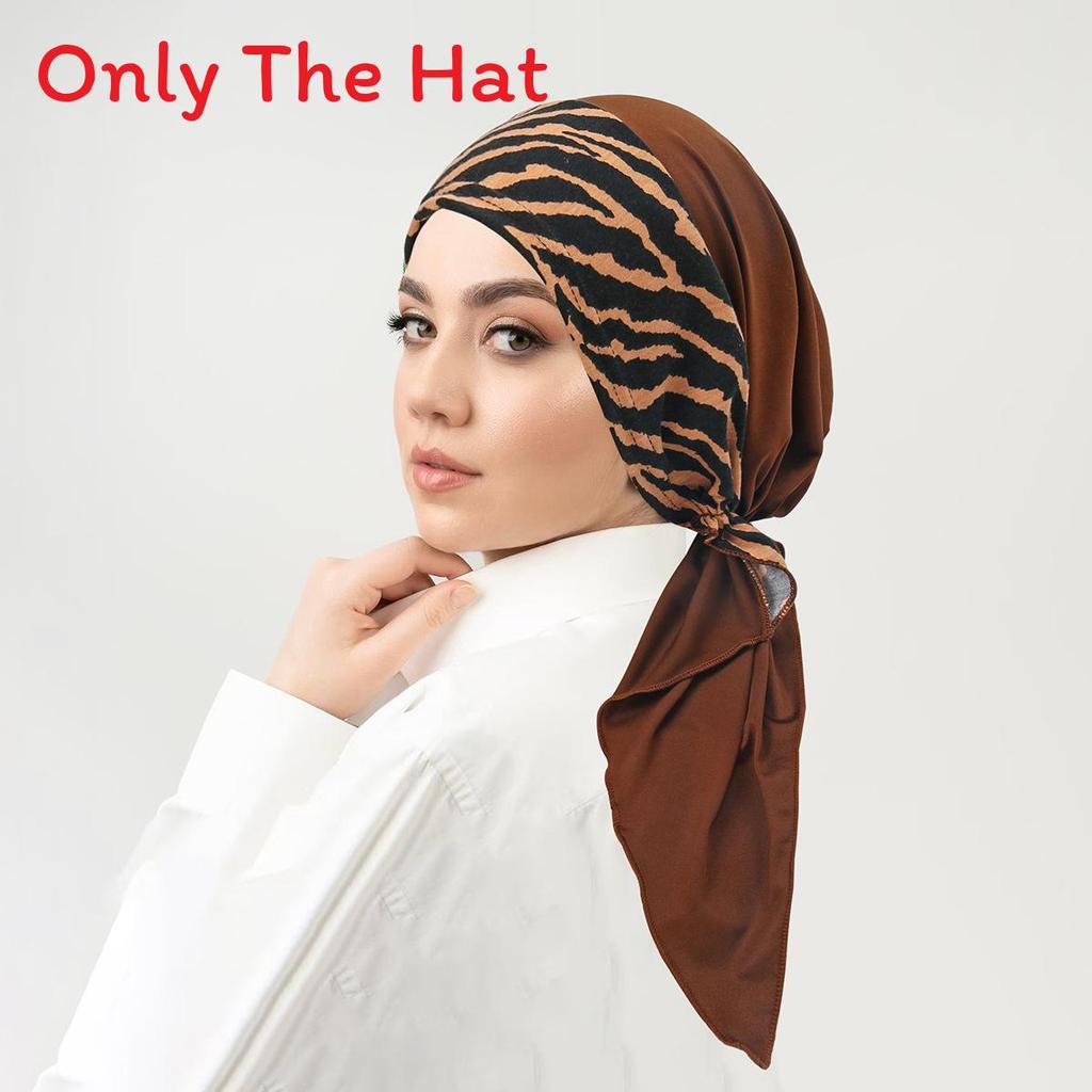 Ladies Fashion Headscarf With Floral Patchwork And Curved Design For Casual Wear