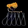 3.5 Meters Fishing Rope Stainless Steel River Fish Lock Buckle Outdoor Sport Fishing Tackle Lanyard Carp Fishing Accessories