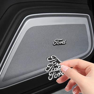 New 2026 Car Sticker 3D Metal Aluminum Car Decoration Sound Audio Badge Stickers Emblem Decals For Ford Focus 2 3 1 MK2 MK3 MK1