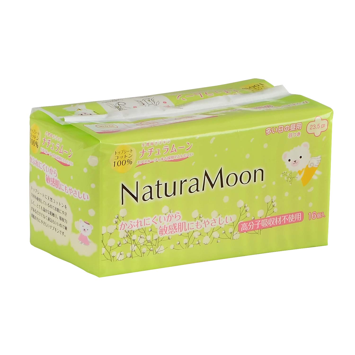 

Natura Moon Sanitary Napkins for daytime use on heavy days 16 pieces (with wings)