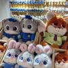 Zootopia Nick Wilde & Judy Hopps Figurine Plush Toys - Festival Gift for Boys & Girls