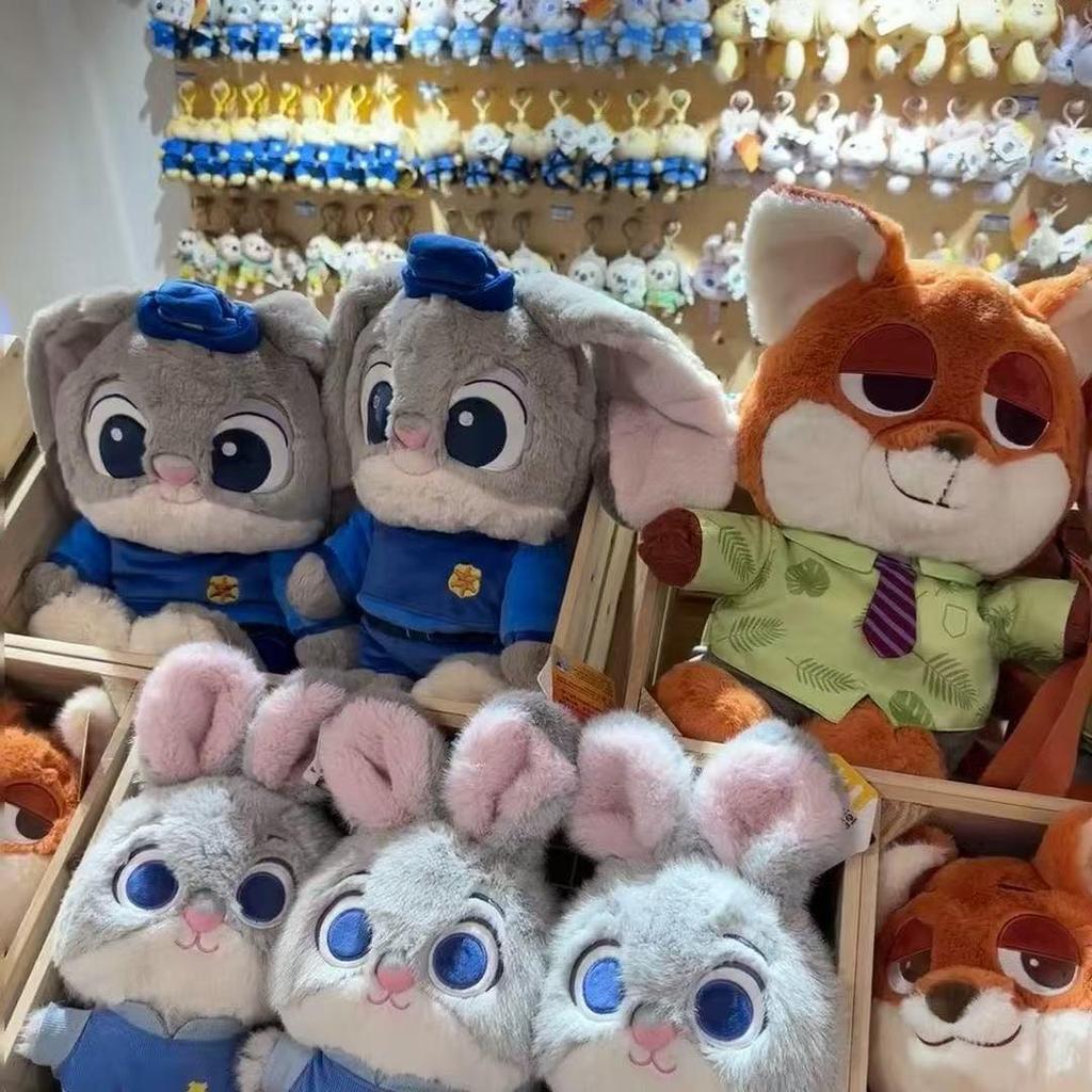 Zootopia Nick Wilde & Judy Hopps Figurine Plush Toys - Festival Gift for Boys & Girls