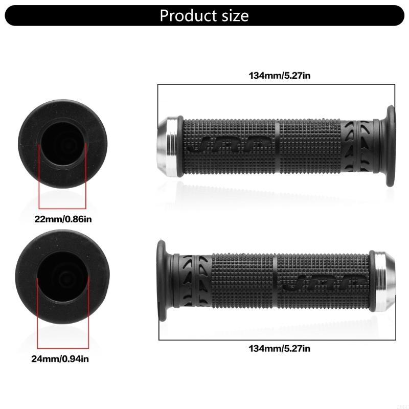 28GC Anti Oxidation High Strength Aluminum Motorcycle Handle Grips Antislip Surfaces for Improved Riding Experience Stability