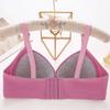 Large Size Full Cup Beautiful Back Adjustable Mother's Underwear Side Anti-sagging No-wire Bra
