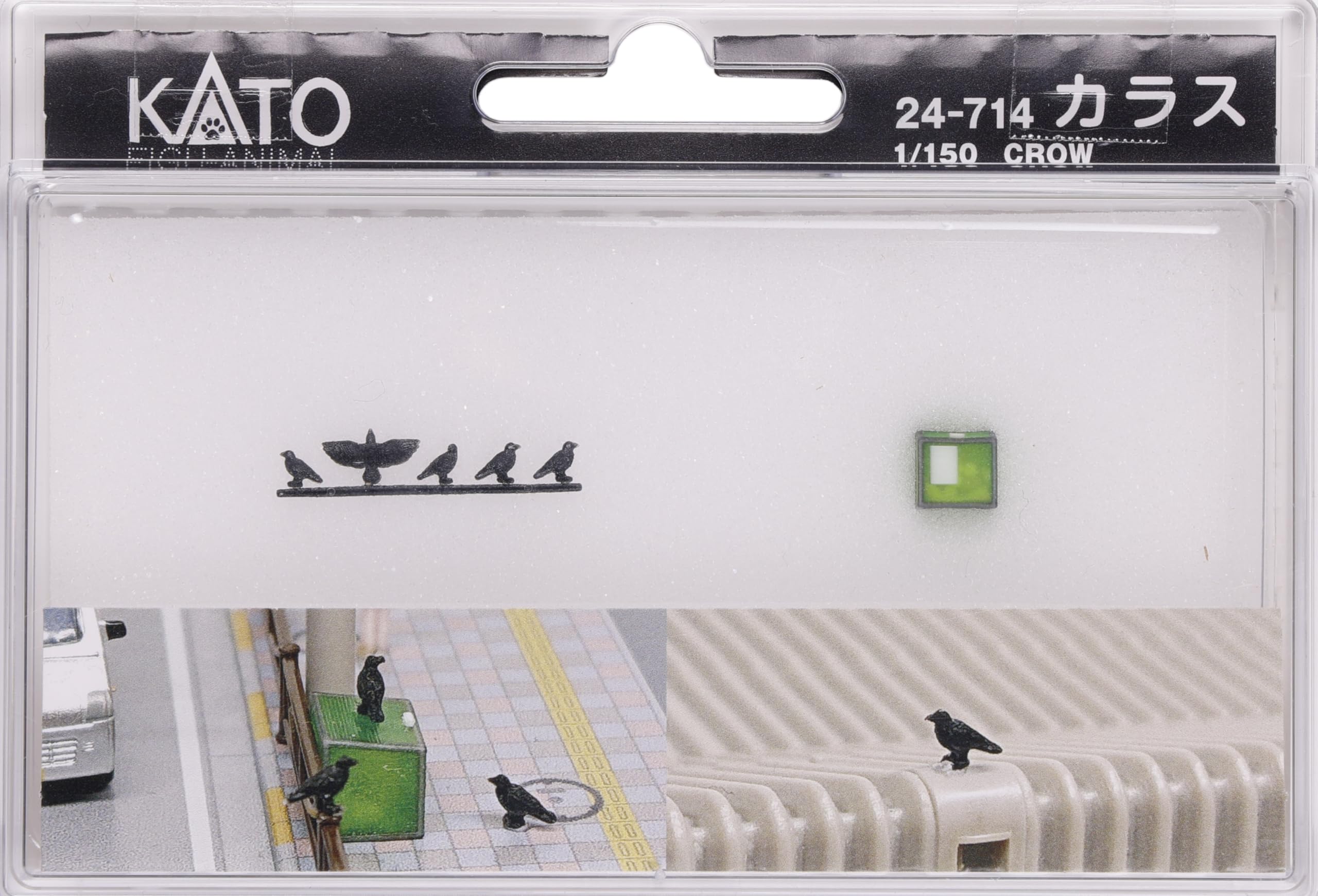 KATO N Gauge Diorama Accessories Crow Model 24-714