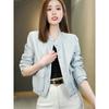 Women's Petite PU Leather Jacket - 2025 Spring Fashion Trend