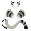 1 Set Cute Tiger Ear Hair Wear Claw Gloves Tail Anime Cosplay Costume Plush Cat Fur Ear Hairband Night Party Club Headbands