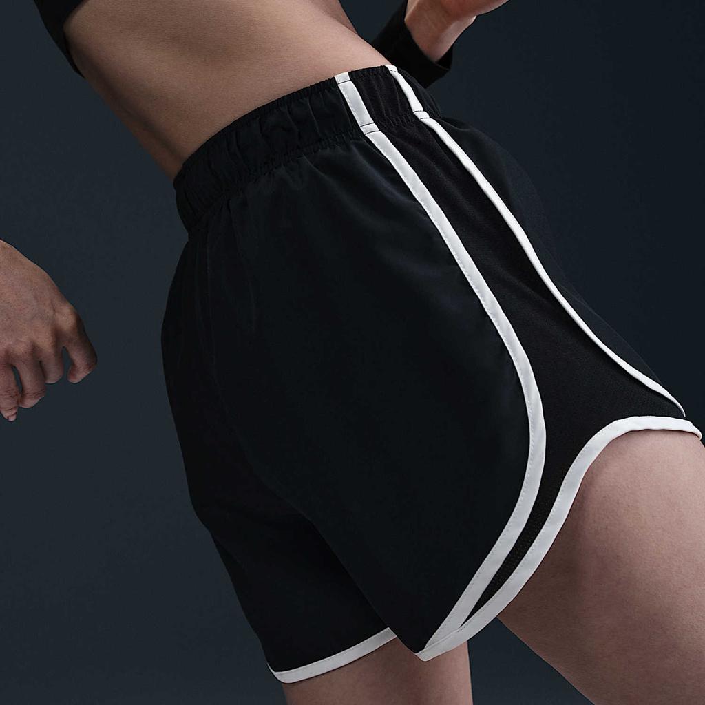 Nike Dri-Fit Spring Collection Tempo Quick-Dry Mid-Rise Fashion Soft Sports Shorts Women Shorts Black HM6097010