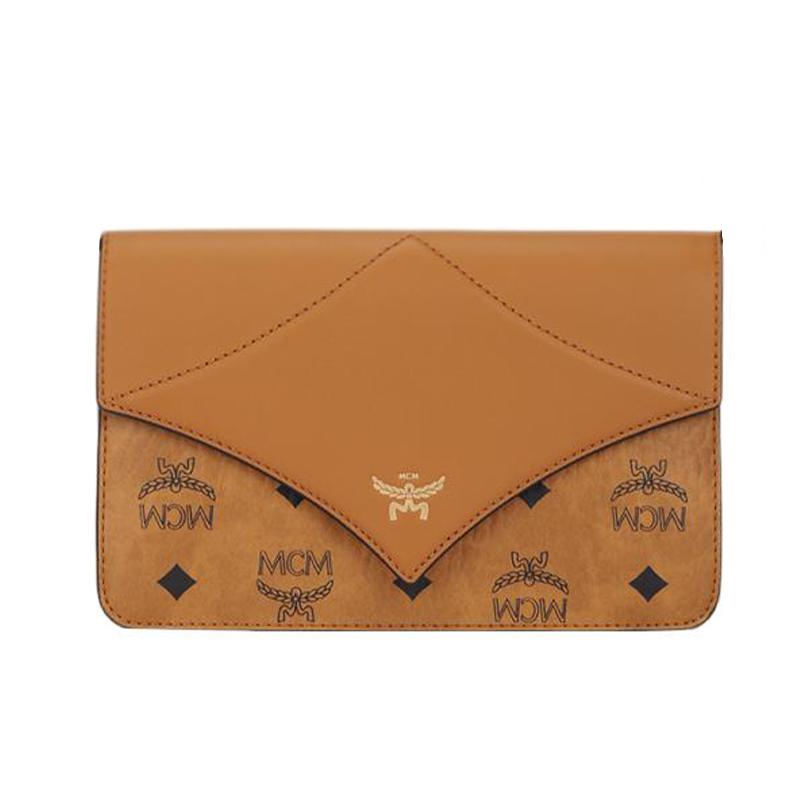 MCM Visetos Coated Canvas With Leather