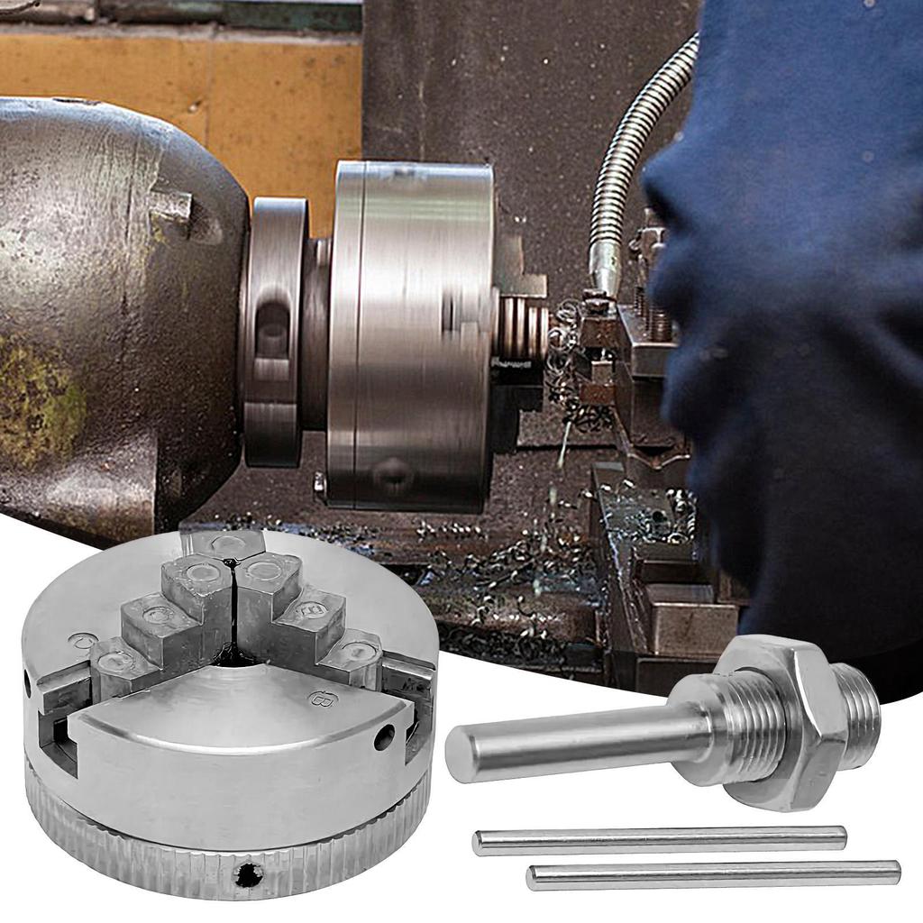 1 Set Z011 3-Backen-Drehfutter Selbstzentrierend Präzisionsspannzange Bohrer Zubehör für Holzbearbeitungswerkstatt Hobbyist Reparatur Fabrik