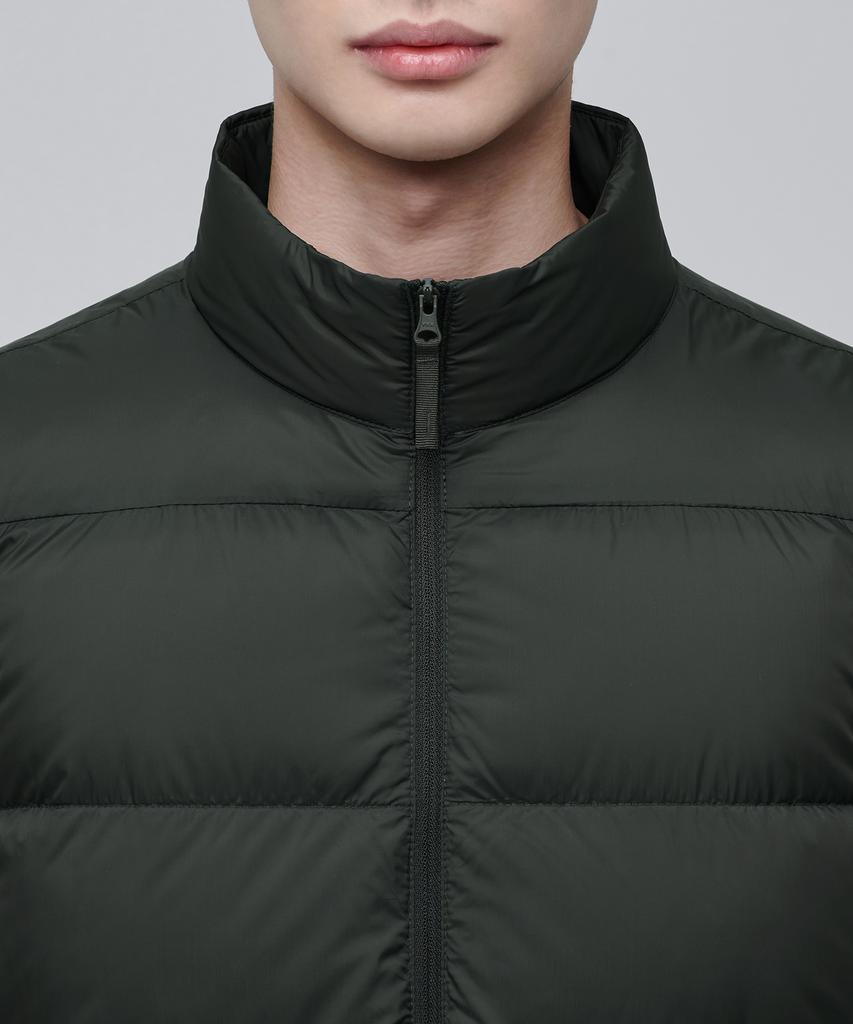 Musinsa Standard High-Neck Light Down Vest [Khaki]