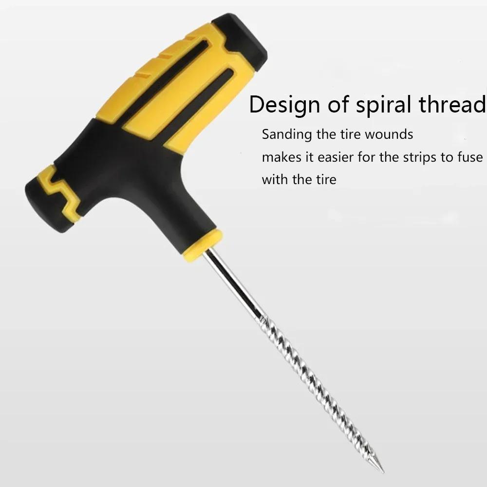 1 Satz SMTB Rennrad Reifenreparaturwerkzeuge Fahrrad Tubeless Reifen Gummi Bacon Strip und Einführwerkzeug Dringende Klebstofffreie Reparatur