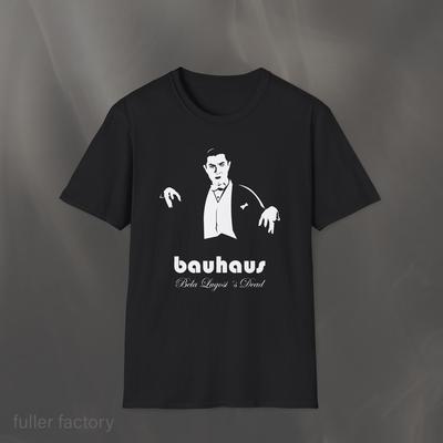 Bauhaus "Bela Lugosi S Dead" Black T-Shirt, Unisex Goth Rock Band Bauhaus T-Shirt, Bela Lugosi S Dead Gothic Rock T-Shirt