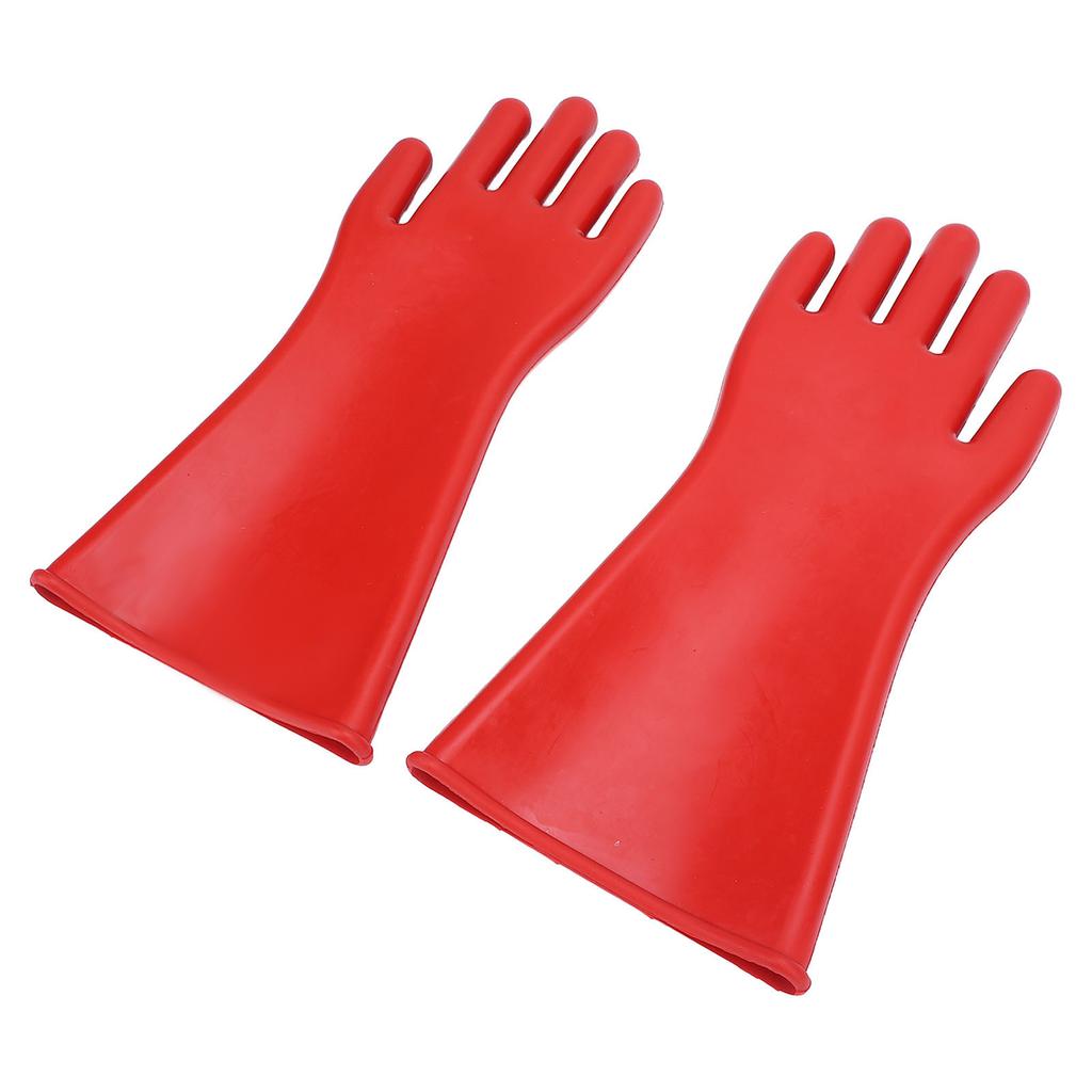 1 Paar Elektrisch Isolierte Handschuhe Gummi Wasserdicht Elektrisch Isolierende Handschuhe 12000V