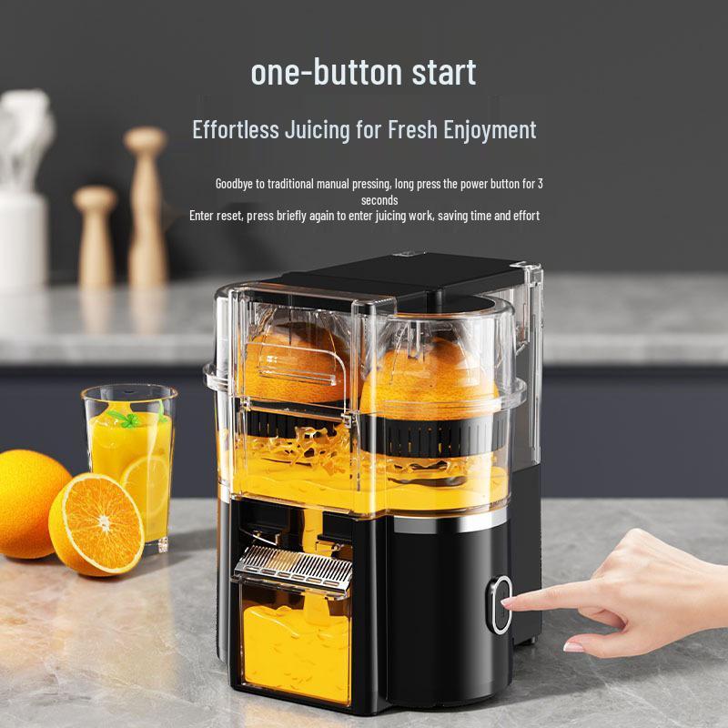 Multi-Functional Electric Juicer with Pulp Separation - Double-Head Household Orange and Fruit Press