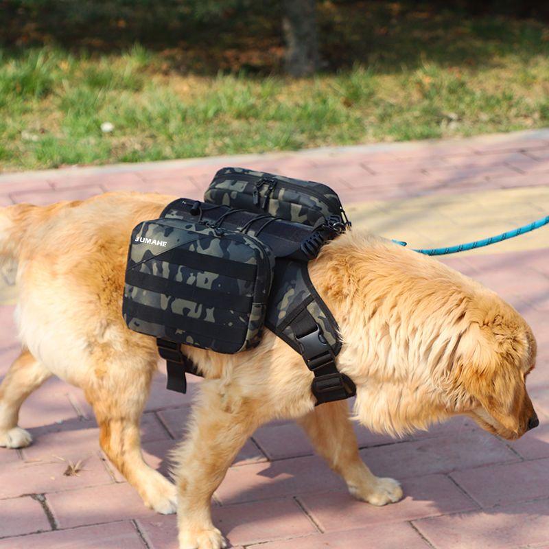 Dog Backpack Harness,outdoor Walking Strorage Bag for Puppy Daily Trips