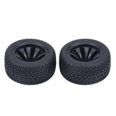 2pcs/set Rubber Tyre Tires & Plastic Hubs Wheel for 1:12 RC Car Racing Car Truck