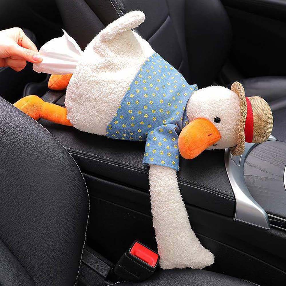 Car Hanging Animals Car Seat Car Tissue Bag Car Drawer Box Duck Tissue Box Paper Napkin Case