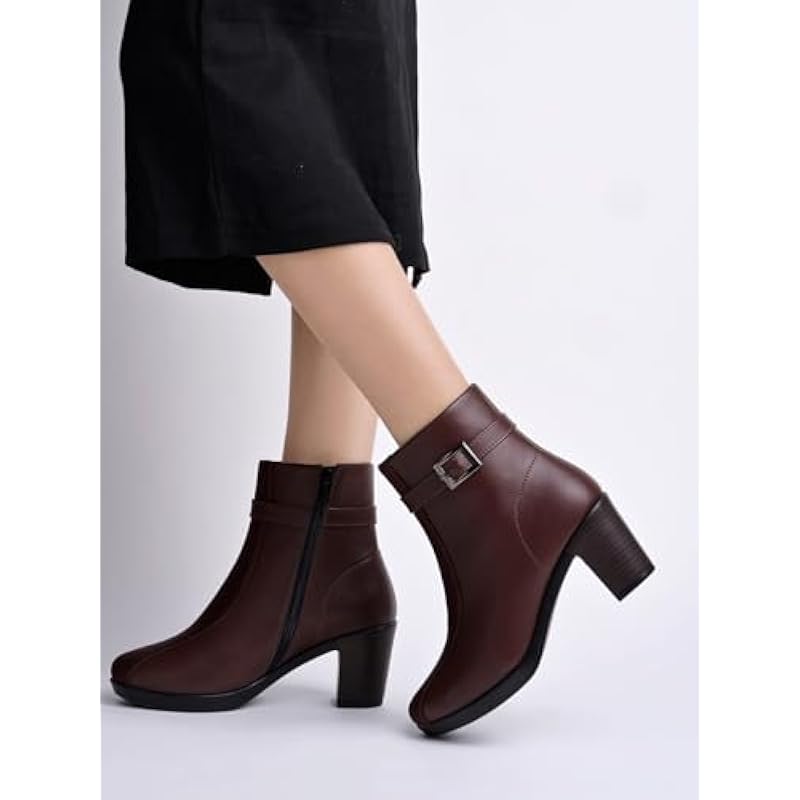 Shoetopia Women s Flat Boots 4 UK коричневый