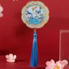 Handspiegel für Make-up für Frauen Kreativer chinesischer Stil Quasten-Spiegel Luxuriöse Geschenkbox Feiertagsgeschenk für Frauen Make-up-Spiegel