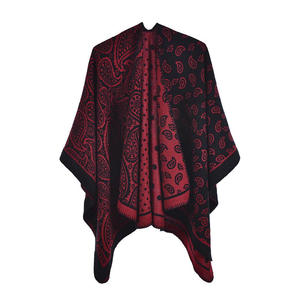 

Дорожная шаль: Двустороннее теплое пончо и шарф для защиты от солнца 130*150CM