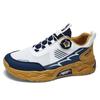 Men's Korean breathable casual sports shoes four season new soft soled Rotating shoelaces outdoor running shoes student sneakers