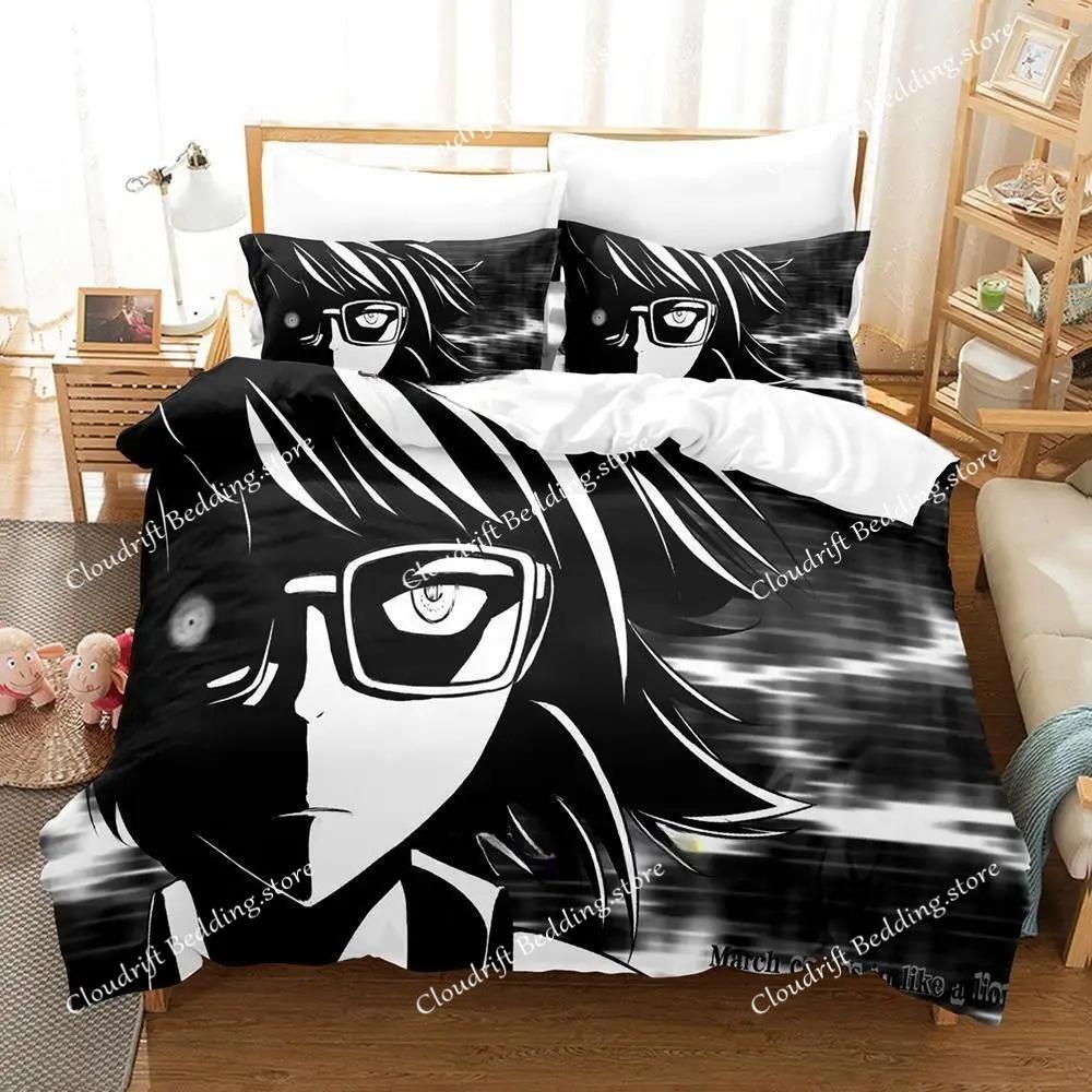 3d Print Cartoon March Comes In Like A Lion Bedding Set Anime three-piece Set Adult Kid Bedroom Duvet Cover Sets Home Textiles