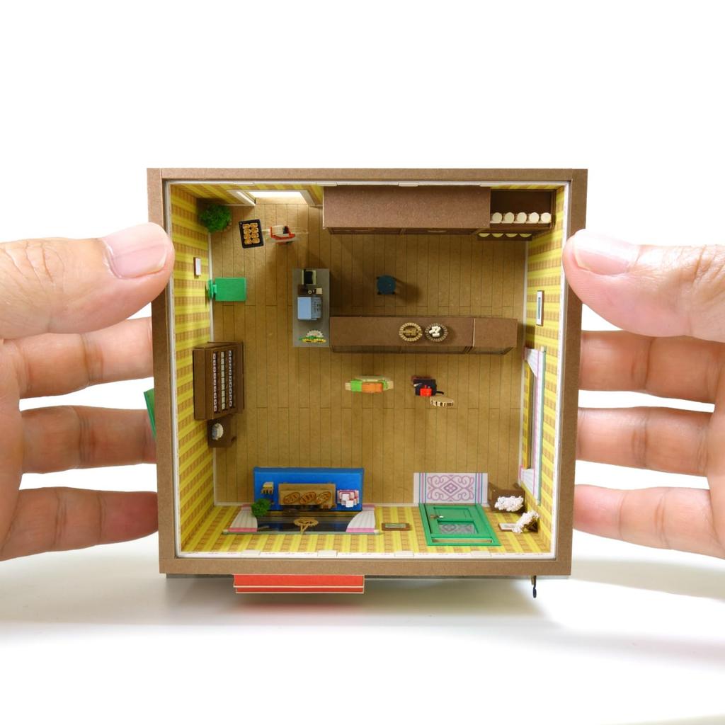 Sankei Studio Ghibli Series Delivery Service Goo Scissors Bread Shop Paper Craft Kiki's Kiki's Workplace, MK07-46