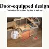 Home Pet Dog Enclosure House Indoor Small Dog Poodle  Fence Isolation Door Dog Cage with Toilet Area Scientificly Divided Den