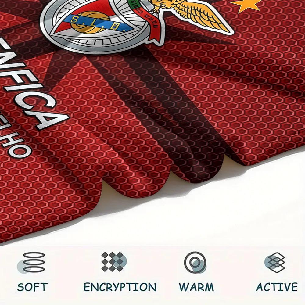 SL Benfica Flanelldecke, Hohe Qualität, Bequem für alle Jahreszeiten, Heimdekoration, Wärme und Komfort