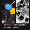 20pcs One-time plastic color palette set, specially designed for artists using acrylic or watercolor. Non-stick mixing tray
