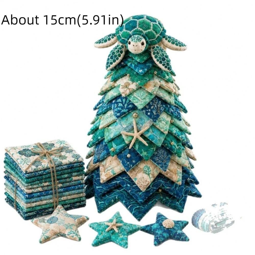 Cartoon DIY Stepp-Weihnachtsbaum-Set Geschichtetes 3D-Weihnachtsbaum-Set Anfängerfreundlich