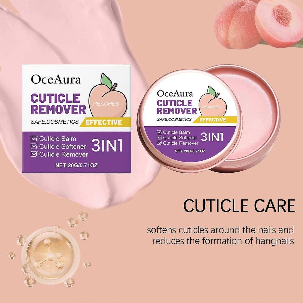 Oceaura Peach Exfoliating Care Cream, Nail Care Softening Hangnails, Moisturizing And Hydrating Hand Care Cream