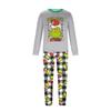 Parent-child Christmas Print Home Suit Long-sleeved Top And Pants